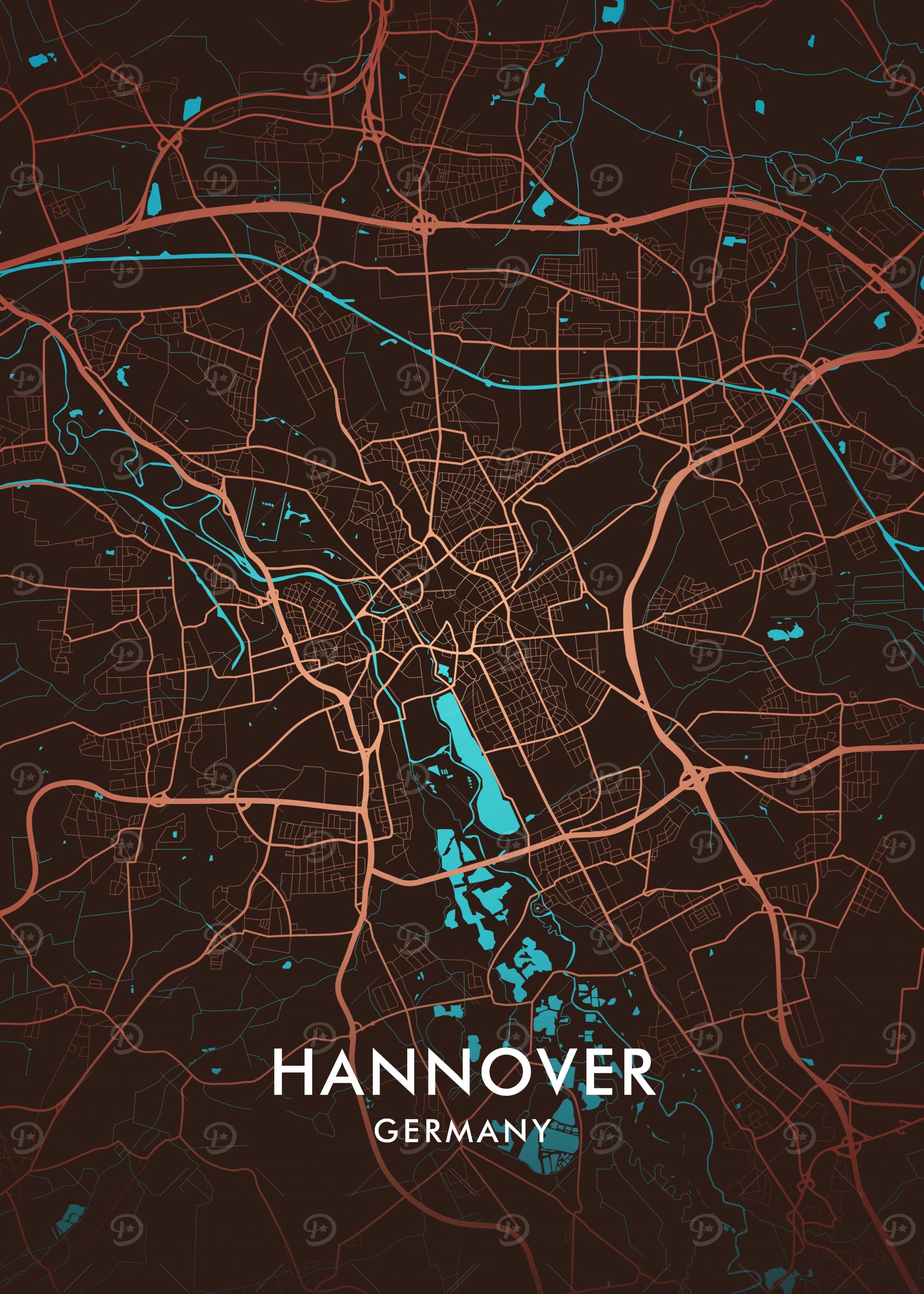 Hannover City Map