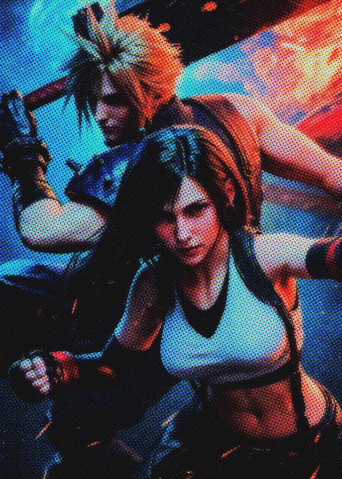 Cloud & Tifa Final Fantasy VII
