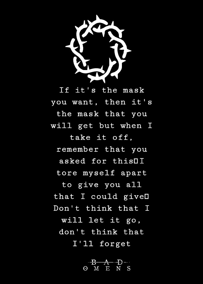Lyric bad omens