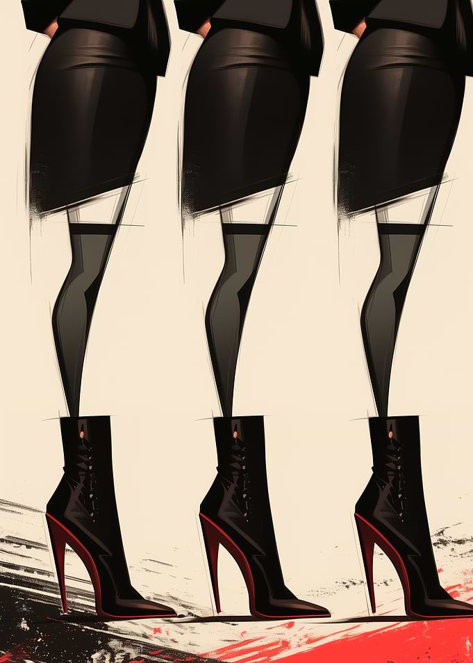 Black Boots and Thigh Highs
