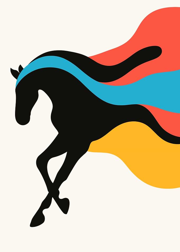 Black Horse Silhouette