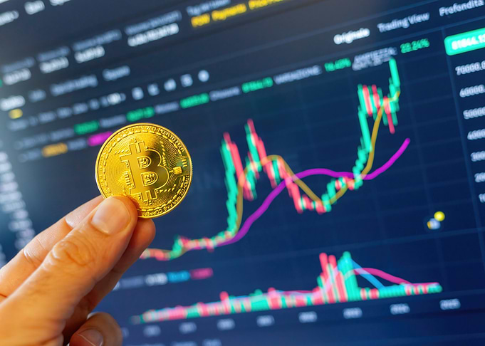 Bitcoin Coin and Chart