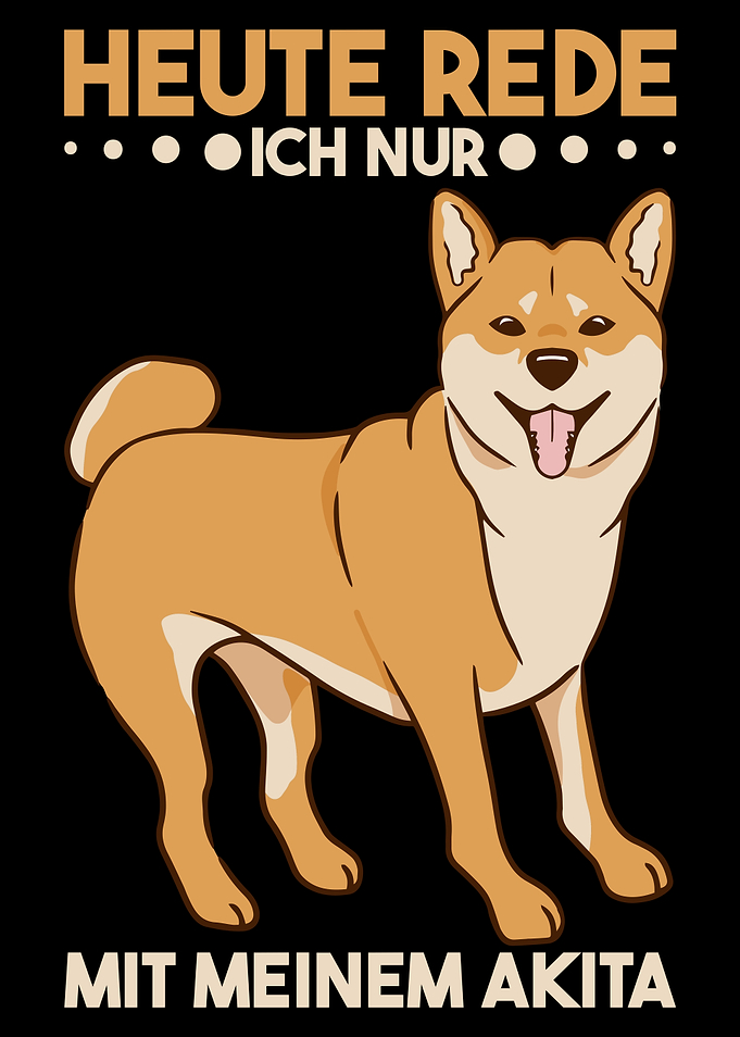 Akita Dog Design