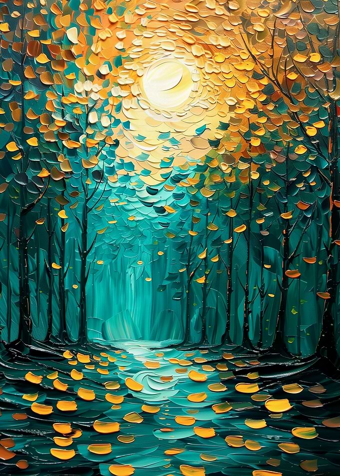 Golden Forest Path