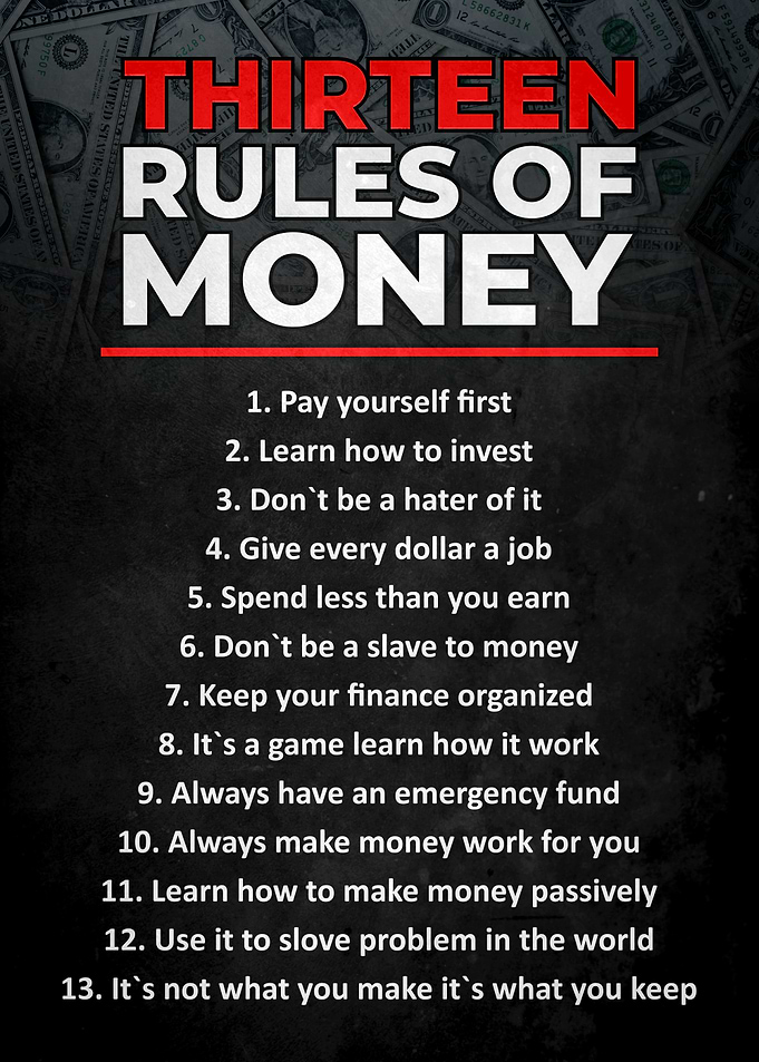 Thirteen Rules of Money