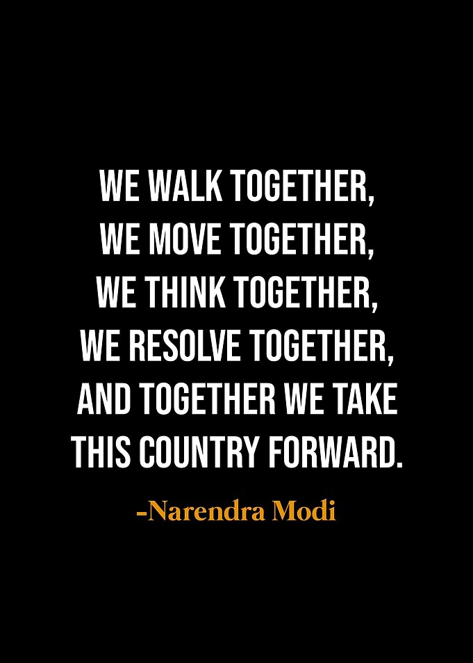 Narendra Modi Quote