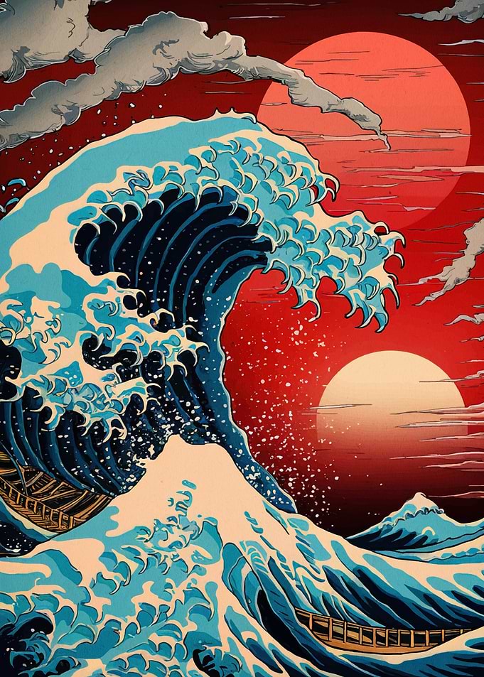 Great Wave Print