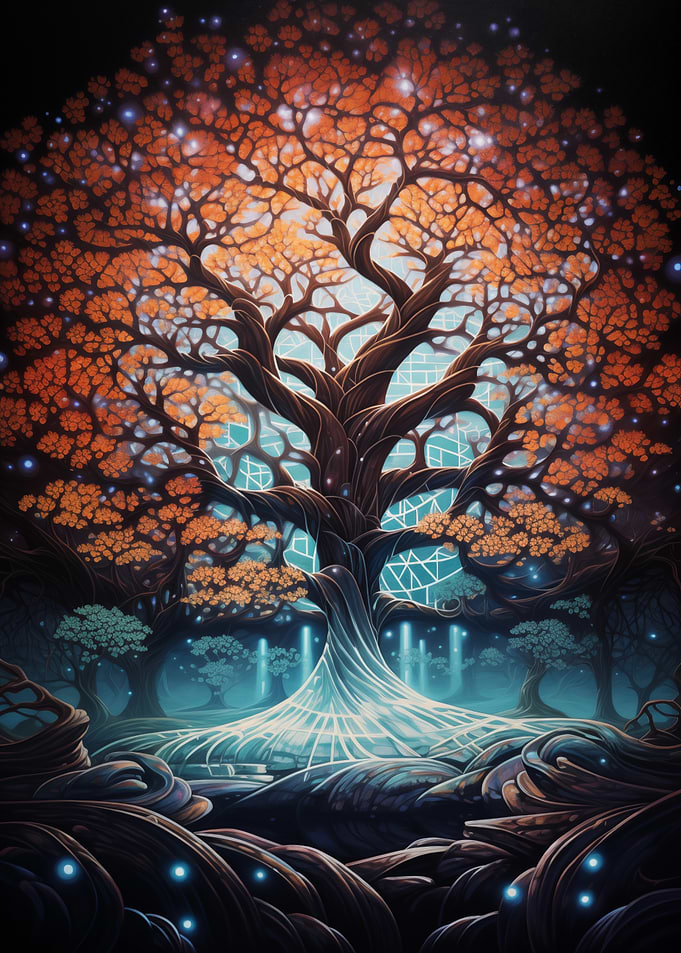 Mystical Tree of Light