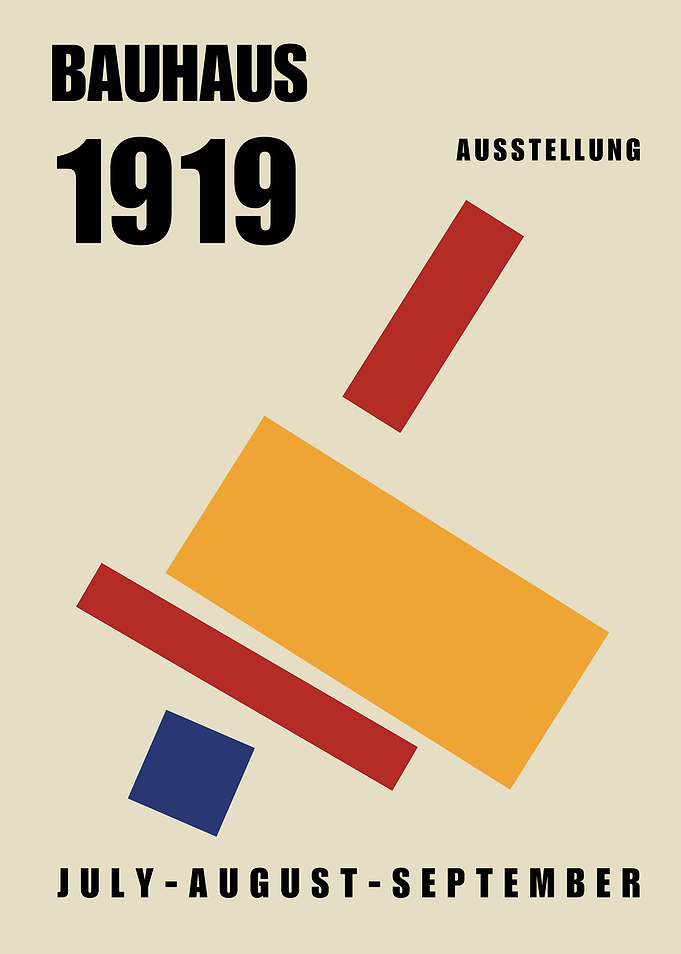Bauhaus 1919 Poster