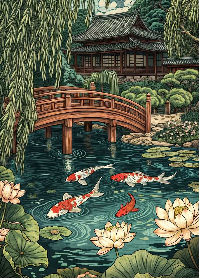 Japanese Garden Pond
