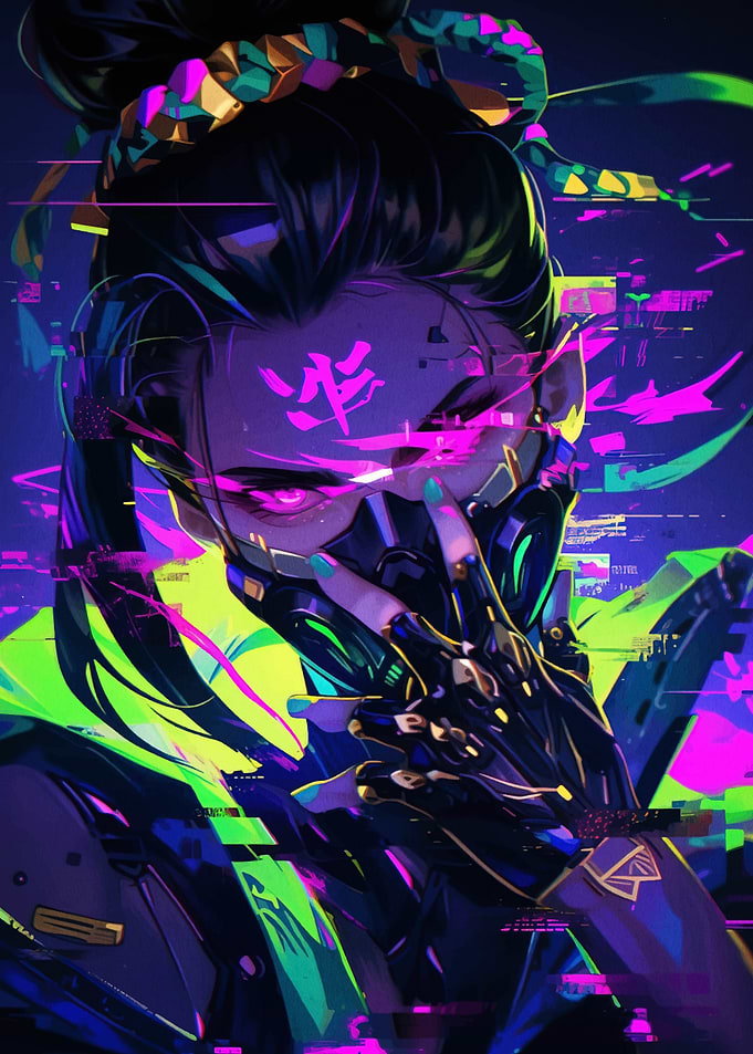 Cyberpunk Anime Girl