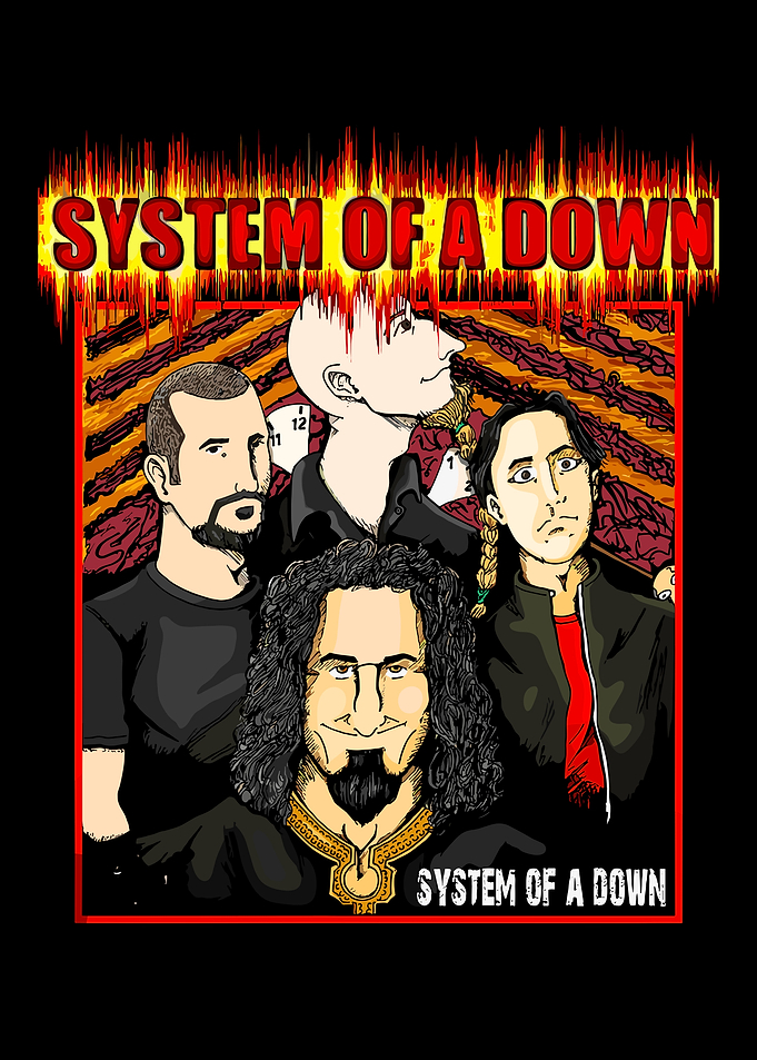 System of a Down Band Illustration