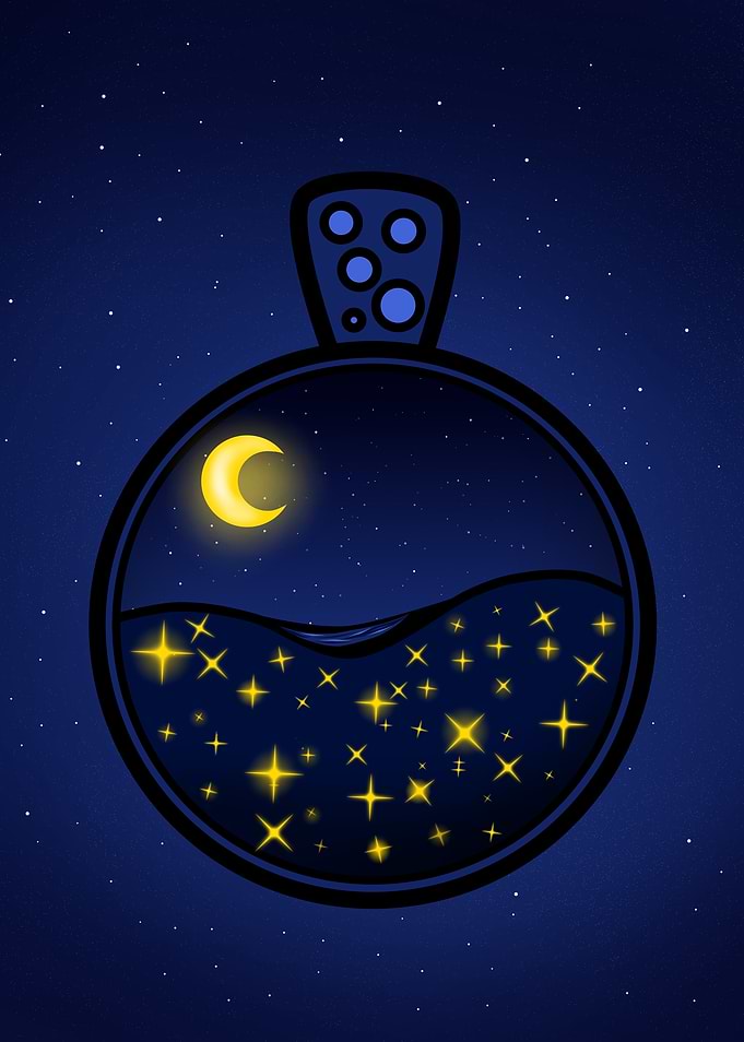 Night Sky in a Bottle