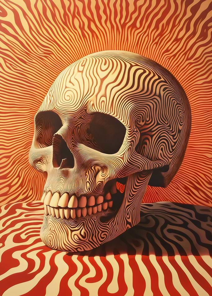 Psychodelic Skull