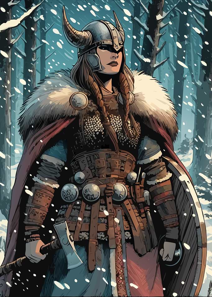 Viking Woman Valkyrie Warrior