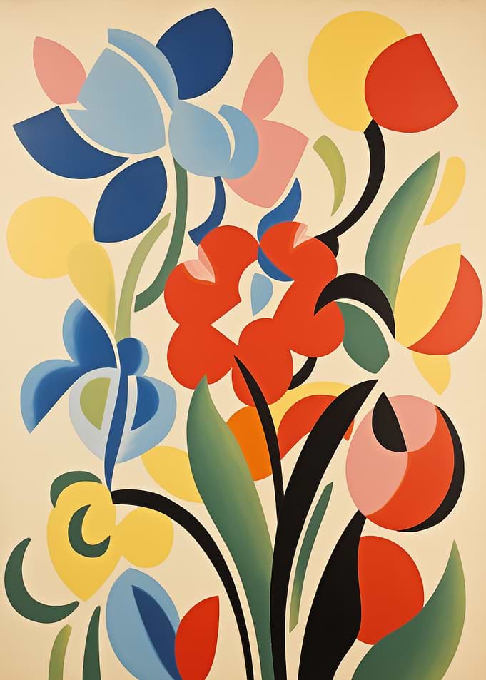 Abstract Floral Art