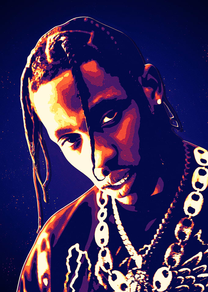 Travis Scott Portrait