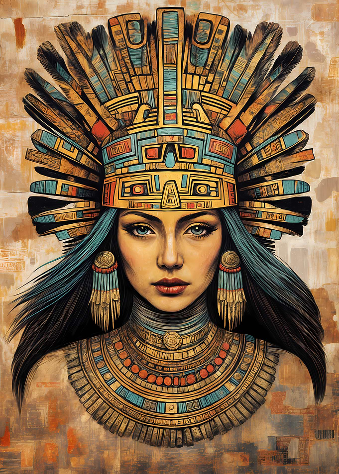 Tribes Woman - Peru - Aztec