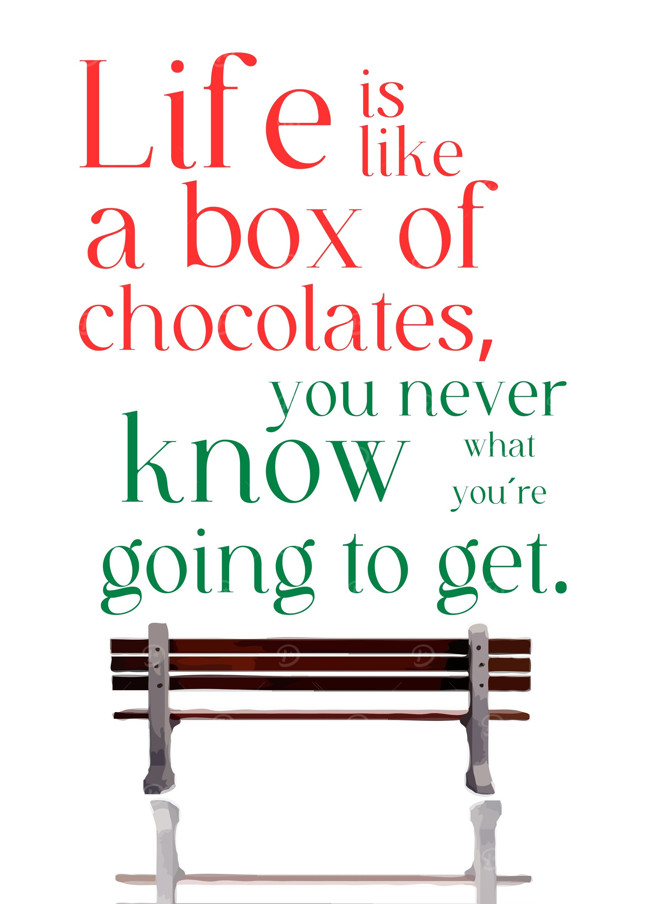 Forrest Quote Print