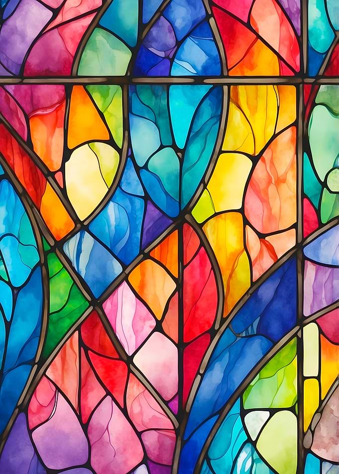 Stained Glass Abstract