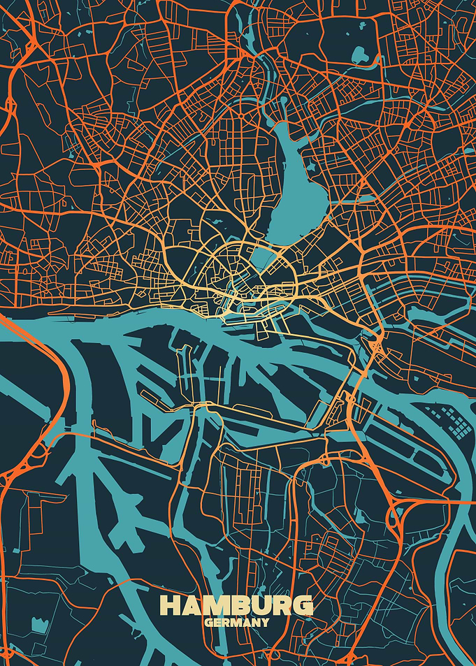 Hamburg City Map