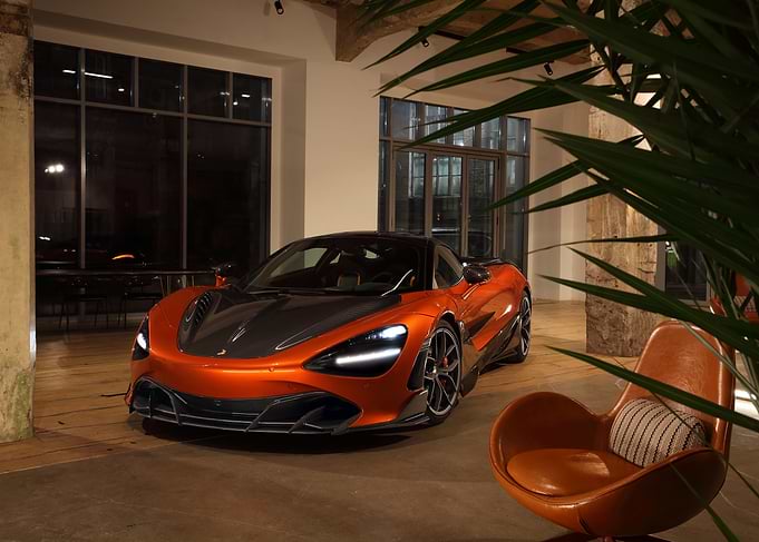 McLaren 765LT in Showroom