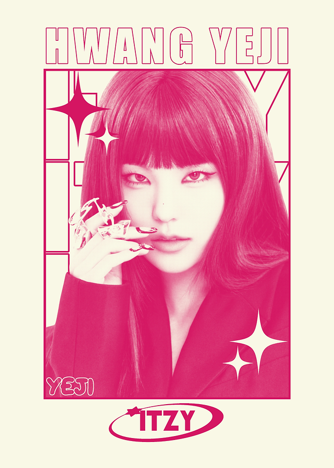 Yeji ITZY K-Pop Poster