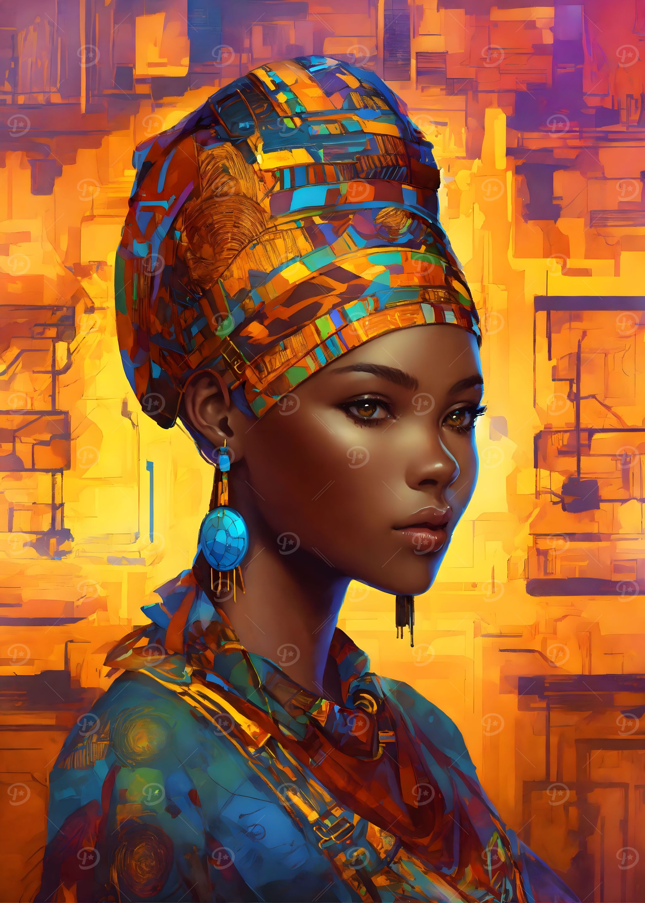 African Woman Portrait