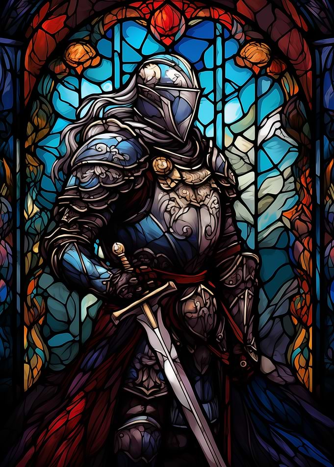 Stained Glass Paladin