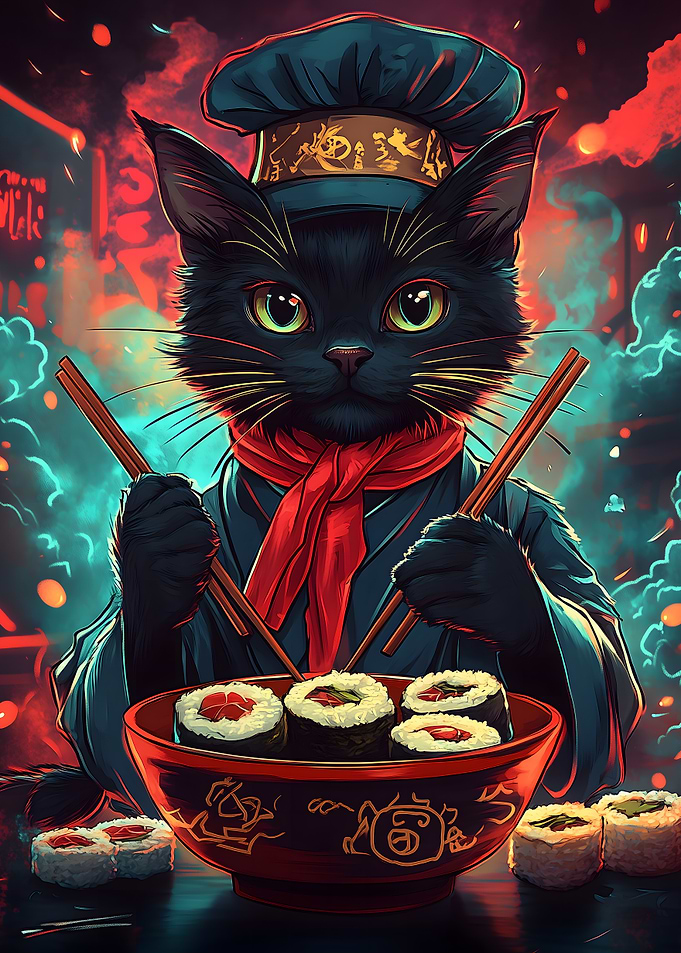 Sushi Cat Chef