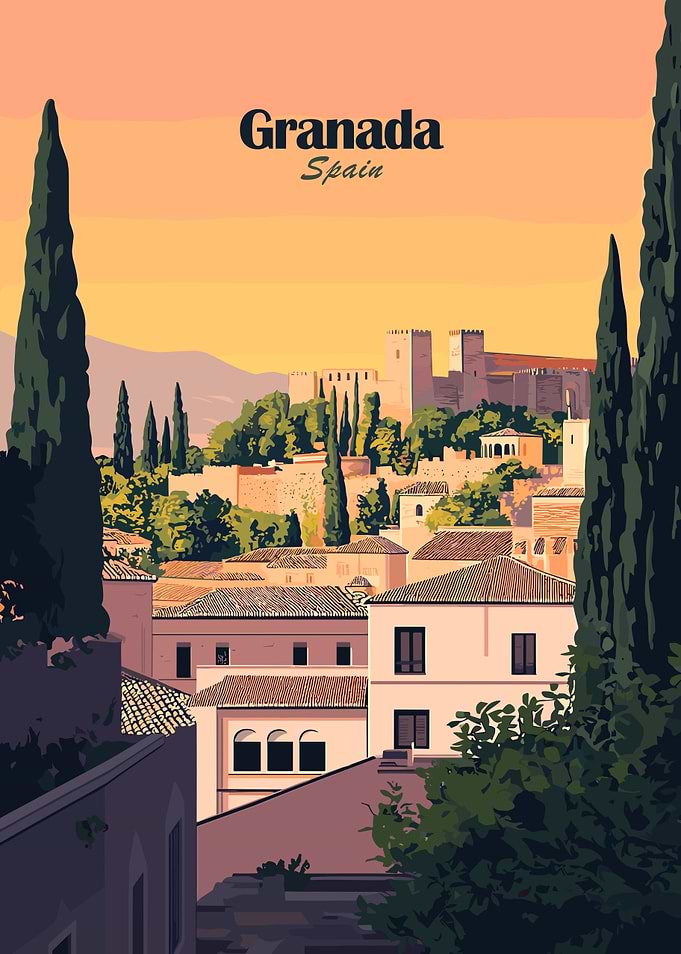 Granada, Spain Cityscape