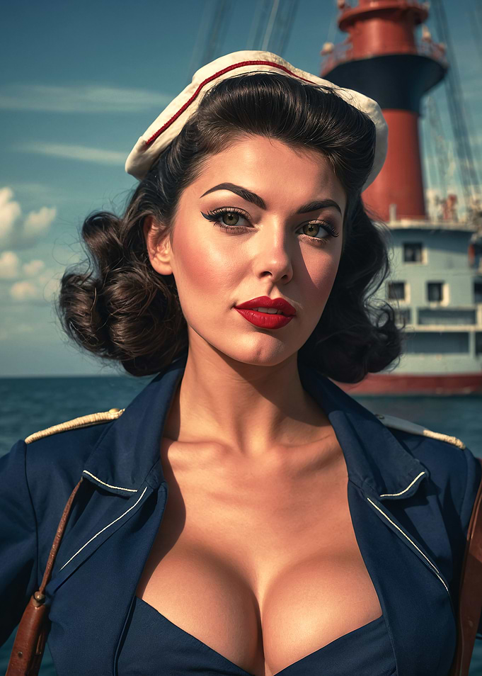 Sexy Pinup Sailor Girl