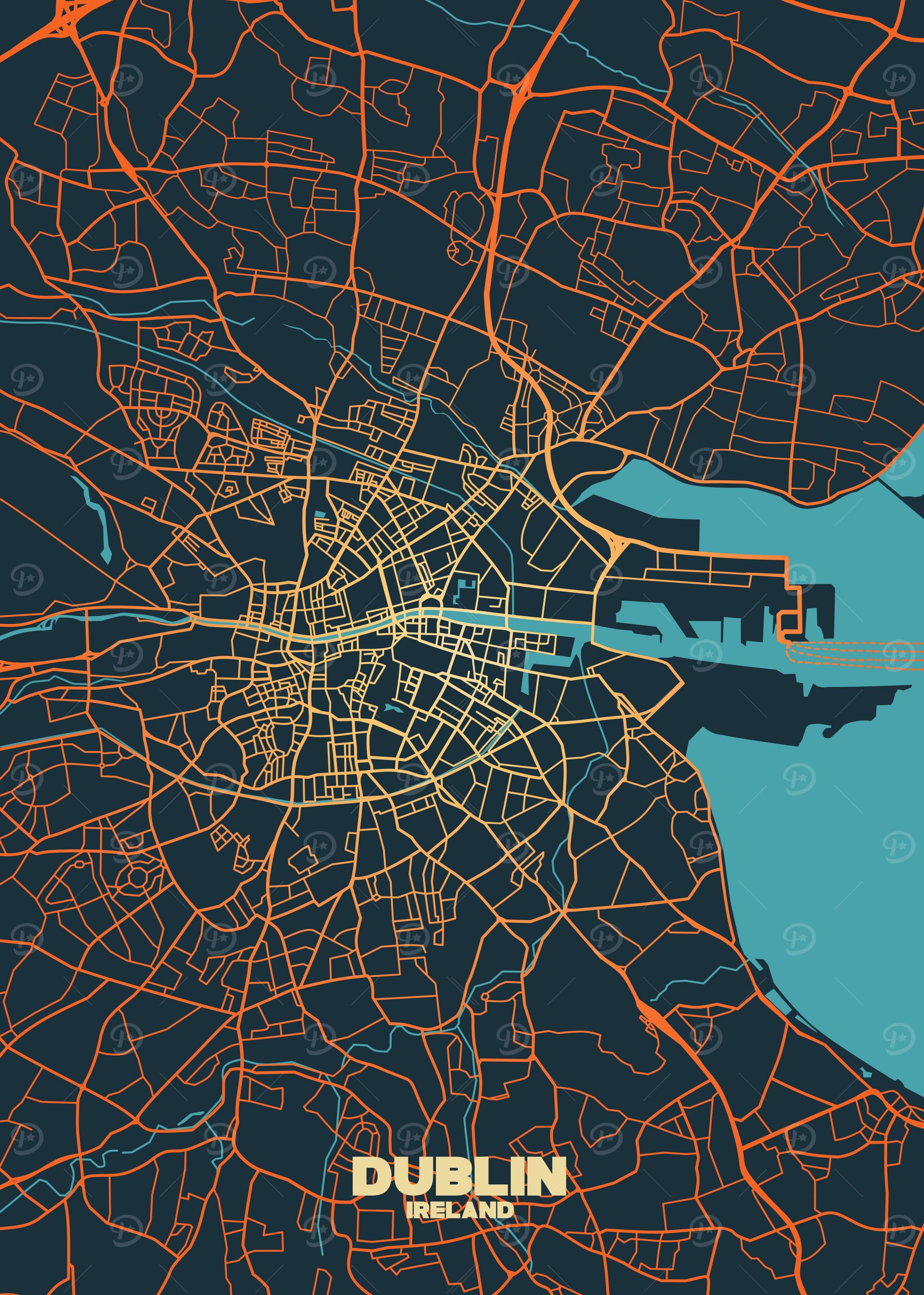 Dublin City Map
