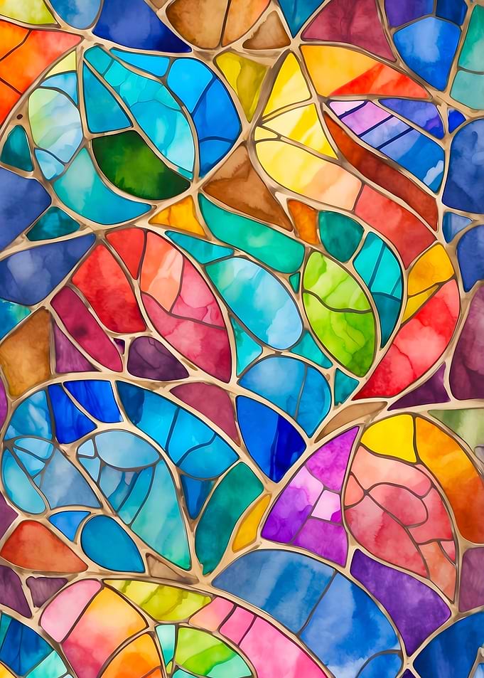 Stained Glass Abstract