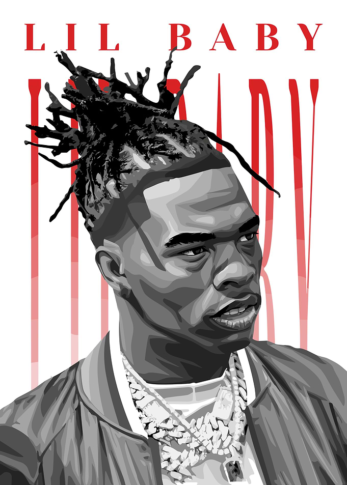 Lil Baby Portrait