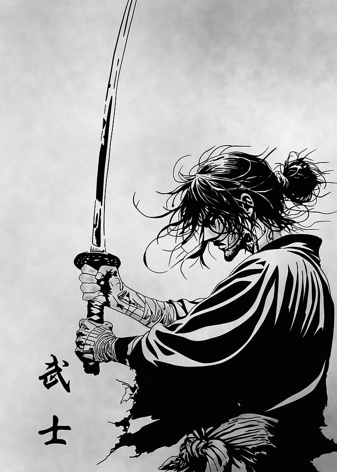 Samurai Warrior Art Print