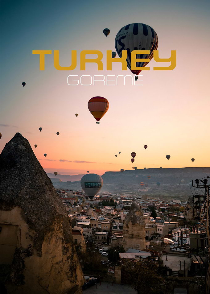 Hot Air Balloons over Goreme