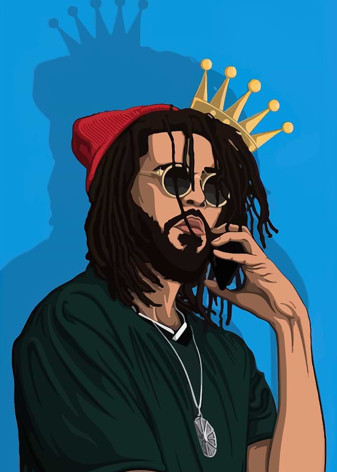 J. Cole King Digital Art