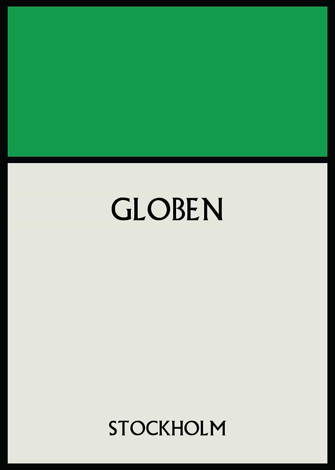 Globen Stockholm Poster