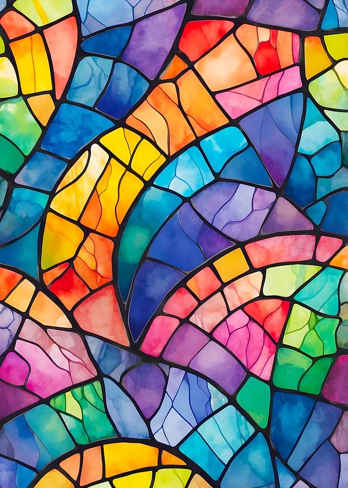 Stained Glass Abstract