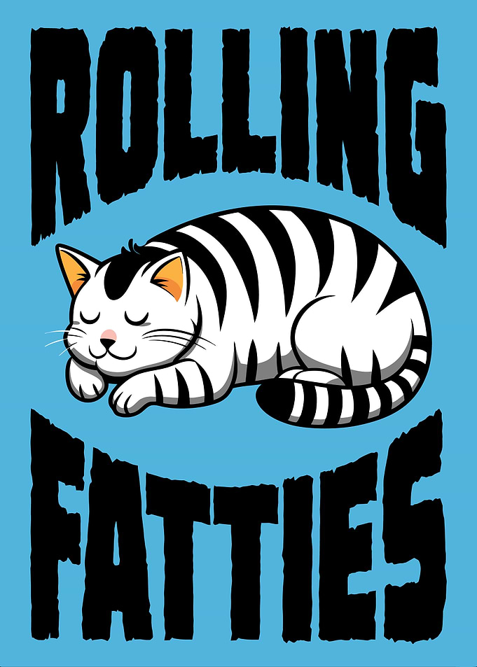 Sleeping Cat Illustration
