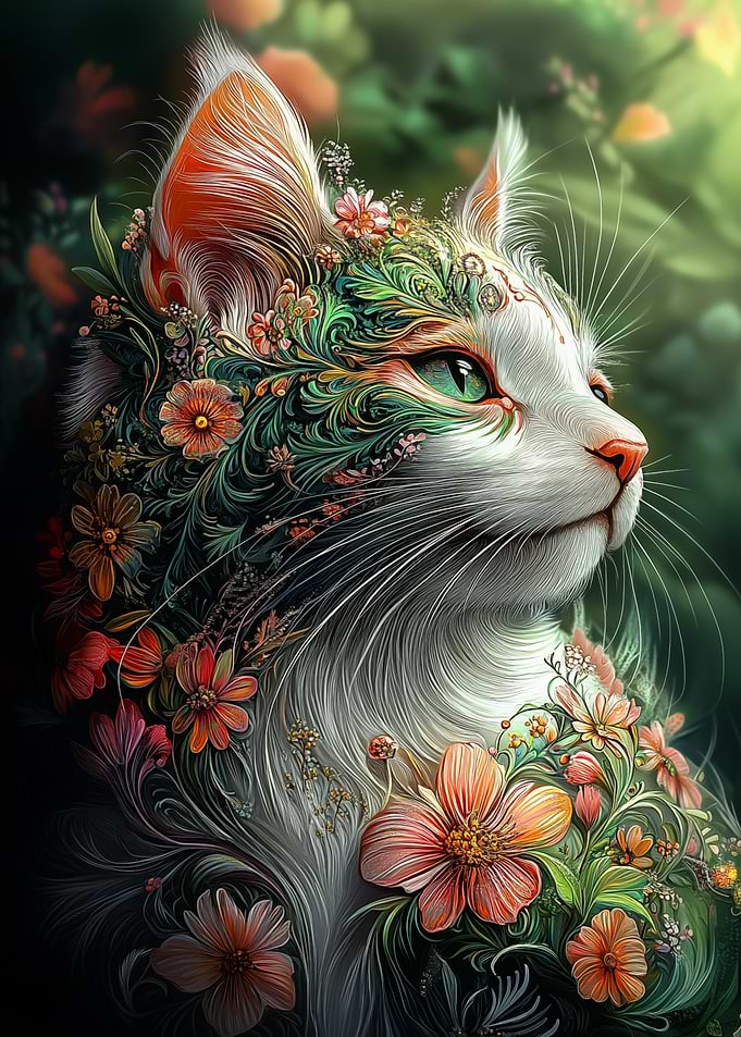 Flower Cat Fantasy