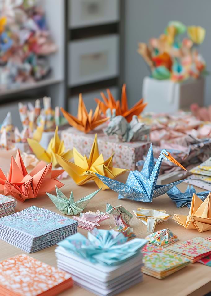 Origami Paper Cranes