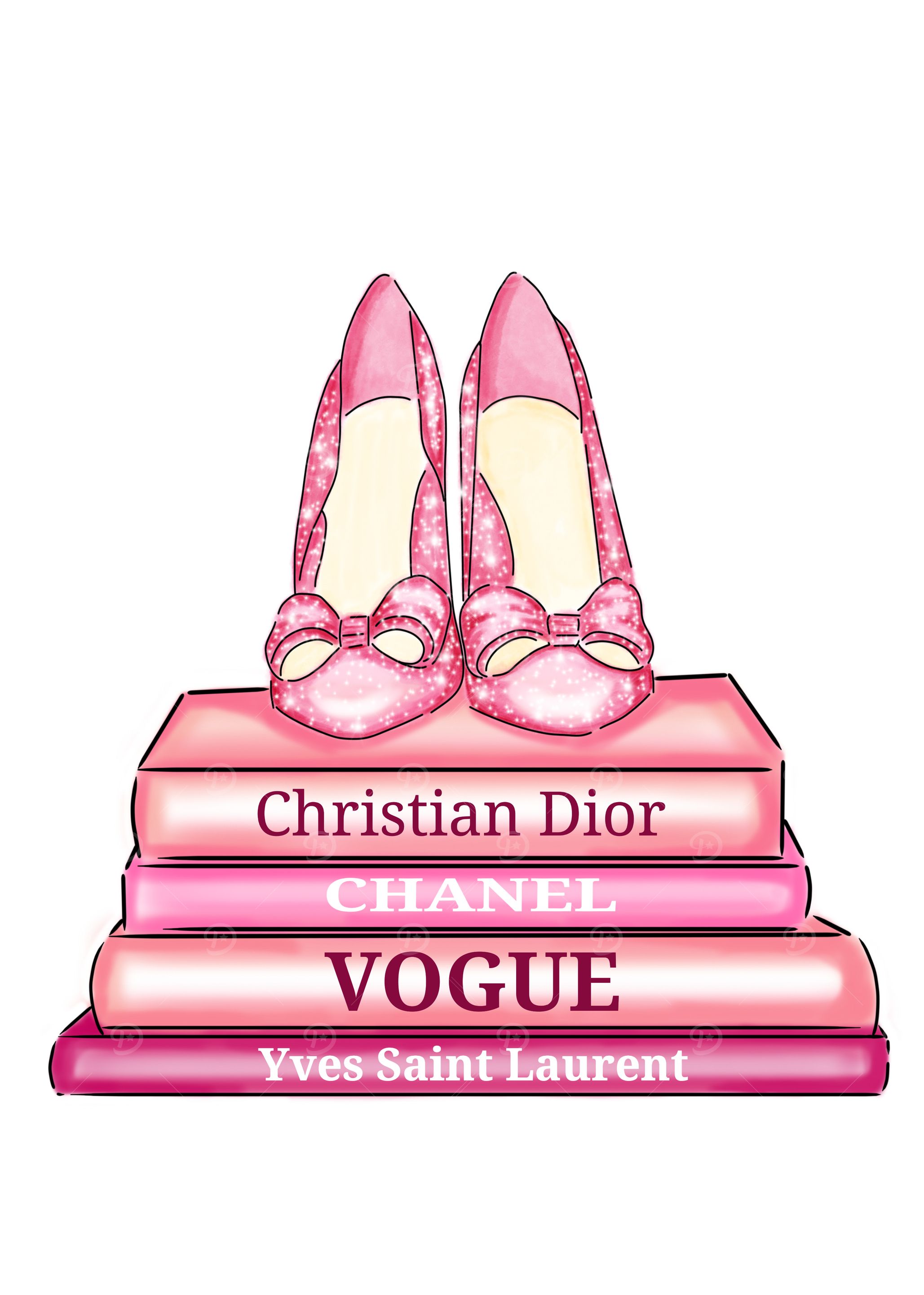 Pink Heels and Fashion Magazines