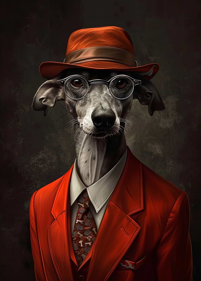 Whippet Suit and Hat