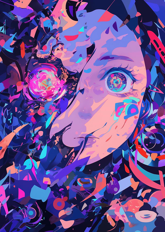 Cyberpunk Anime Portrait