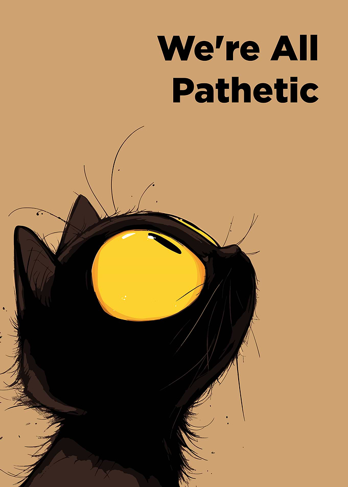 We Are All Pathetic - Cute Cat