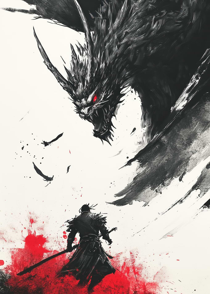 Samurai vs Dragon