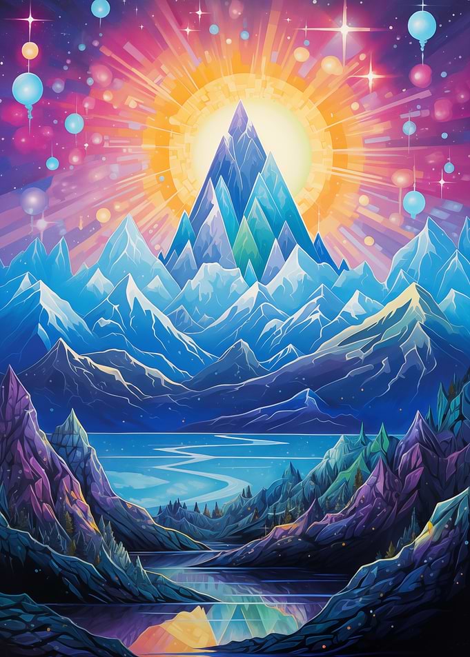 Mystical Mountain Landscape