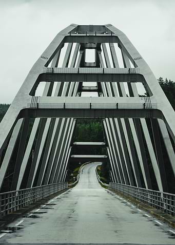 Steel Bridge Road in Norway OU